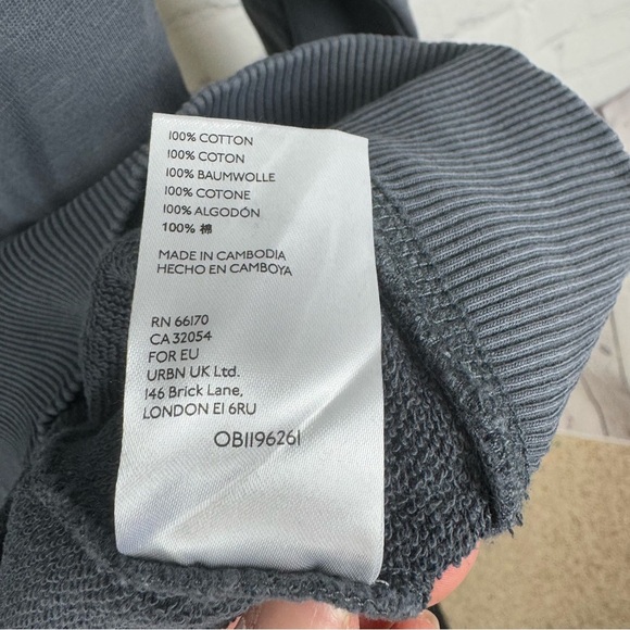 Anthropologie Pilcro and The Letterpress Donna Tunic Sweatshirt Gray Size Small - Picture 5 of 7